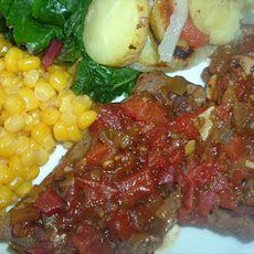 Bistec a La Mexicana