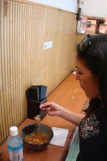 Alicia and her noodles