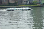 water bus on the Sumida river