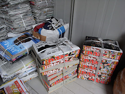 manga comics japoneses reciclaje reciclado リサイクルマンガ recycle manga