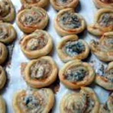 Gingerbread and Blue Cheese Pinwheels