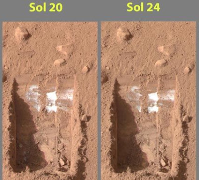 Mars'taki Buzun Kanıtı