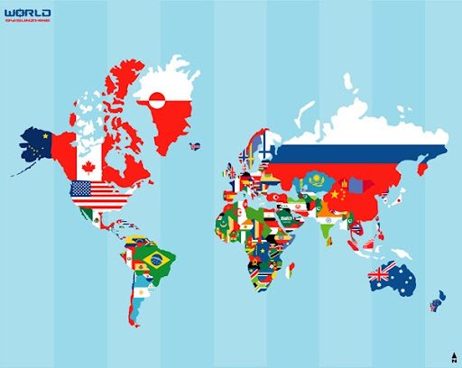 World+map+with+cities+and+countries
