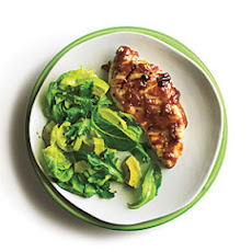 Grilled Chicken with Bourbon Peach Butter