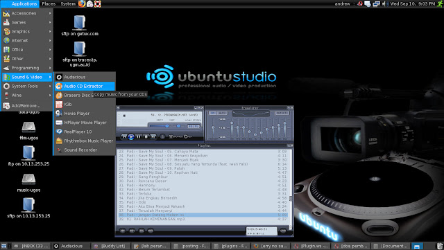 andrew ubuntu studio desktop