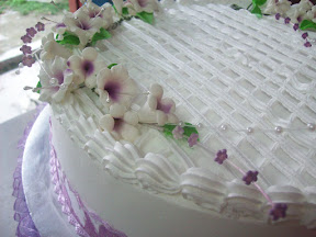 purple wedding cakes