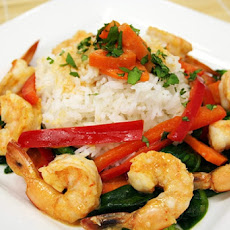 Thai Shrimp & Spinach Curry