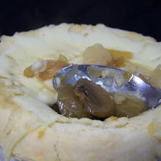 Beautiful Baked French Onion and Mushroom Soup