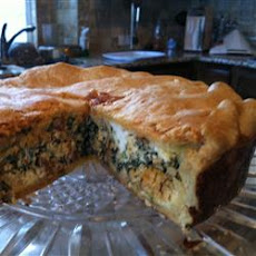 Italian Spinach Sausage Pie
