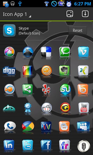 Icon App 1 Go Launcher EX