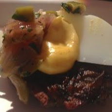 Olive Relish And Deviled Egg Latkes Recipe