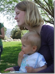 Ian's first brithday 039
