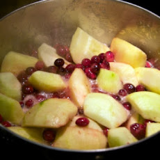 Cranberry Applesauce with Fresh Ginger