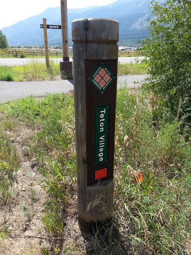 Teton Village Trail Marker