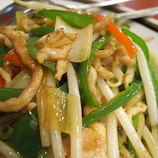 Pork with Three Peppers Dinner