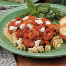 Sausage Marinara Over Pasta