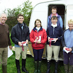 The winning Open Team - Stranraer - Liz Foulds on Jenny Wren, Debs Millington on Cairngaroch Bay, Andrew Drummond on Indian Brave and Nadine Scott on Raffael II
