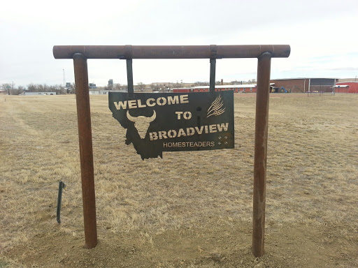 Broadview North Welcome Sign