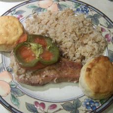 Baked Pork Chops and Rice