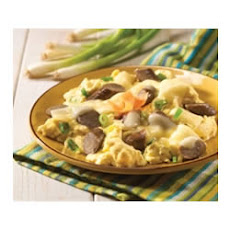 Weekend Sausage and Swiss Scramble