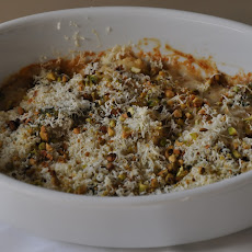 Holiday Broccoli, Cauliflower and Cheese Gratin