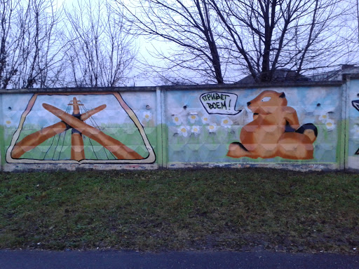 Граффити Бобер