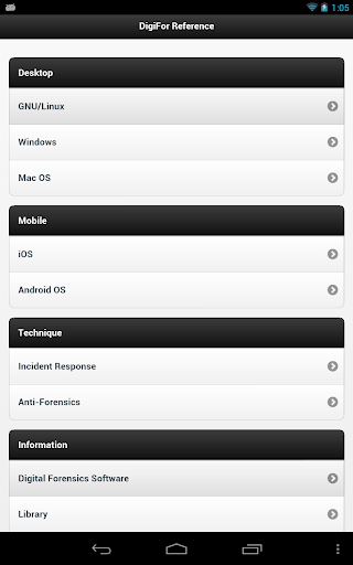 Digital Forensics Reference