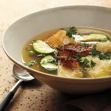 Bread Soup with Spring Vegetables