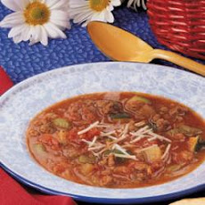 Zucchini Beef Soup