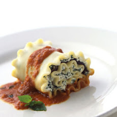 Eggplant and Spinach Lasagne Spirals