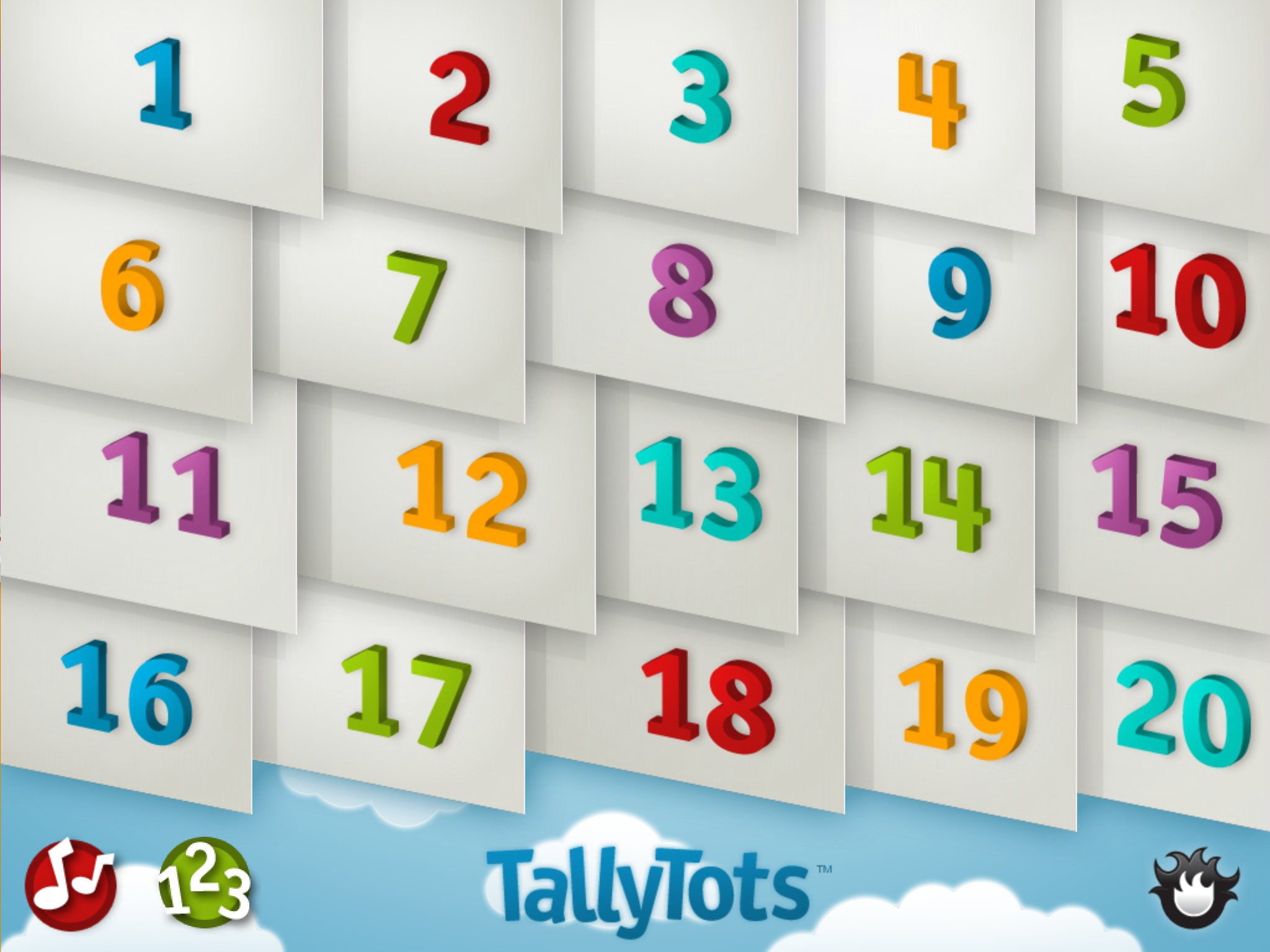 Android application TallyTots Counting screenshort