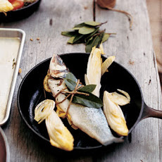 Grilled Branzino with Vegetables