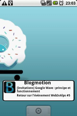 Widget du site Blogmotion