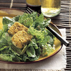 Romaine Salad with Chipotle Dressing and Warm Queso Fresco