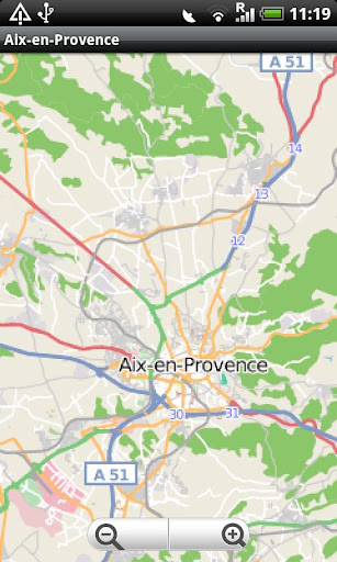 Aix-en-Provence Street Map