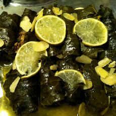 Lamb Dolmas (Stuffed Grape Leaves)