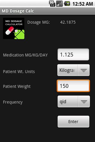 Free Version MD Dosage Calc
