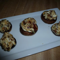 Bacon, Onion, & Cream Cheese Stuffed Mushrooms