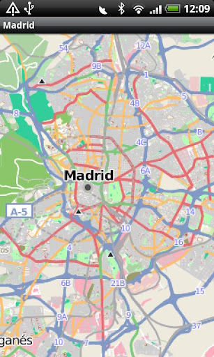 Madrid Street Map