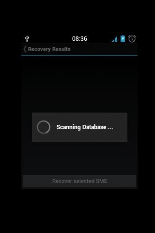 Android application SMS Recovery screenshort