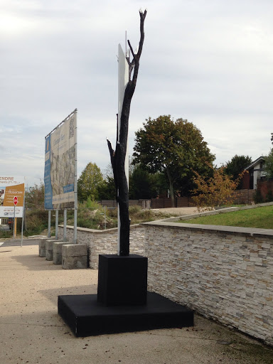 Sculpture D'arbre Calcine