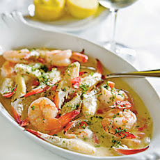 Shrimp-and-Crab Finger Scampi