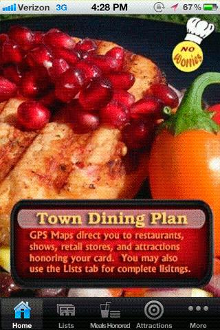 The Town Dining Card Location