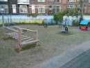 Playground with Rotterdam Background
