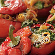 Roasted-Pepper-Pasta-Stuffed Peppers