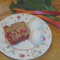 Rhubarb Crunch