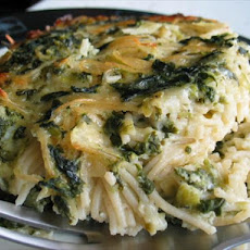 Spinach and Spaghetti Casserole