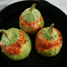 Squash Pizza Bowls