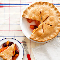 Peach-Blackberry Pie