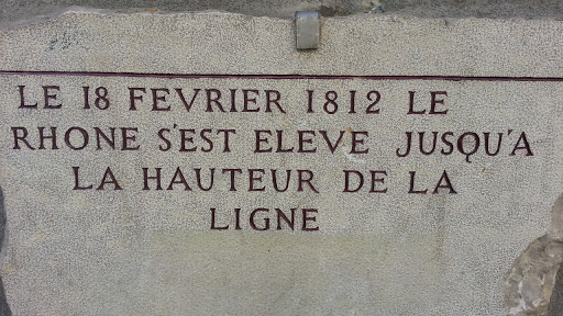 Hauteur Crue Du Rhône En 1812